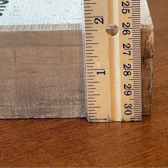 Rustic Brown and White Wall Sign - Picture 11 of 11